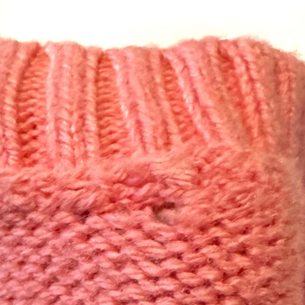 Talbots Bold Oranges Crewneck Pullover Sweater Sm… - image 7